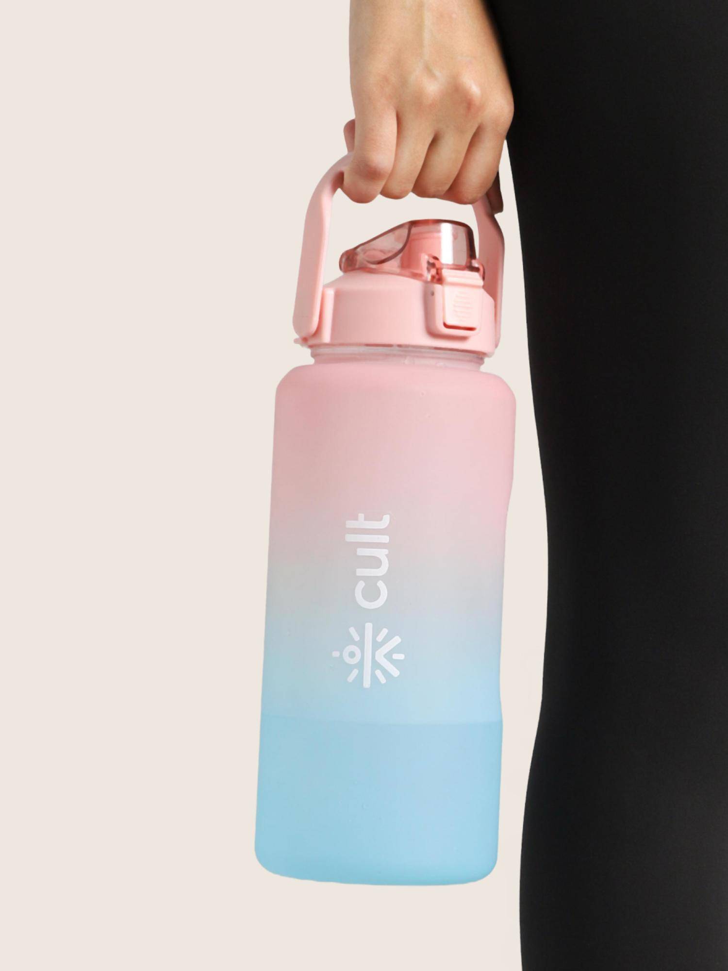 CULT Motivational 2L Bottle Pink Blue