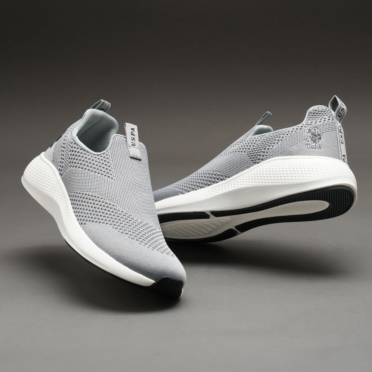 Us polo grey sneakers hotsell