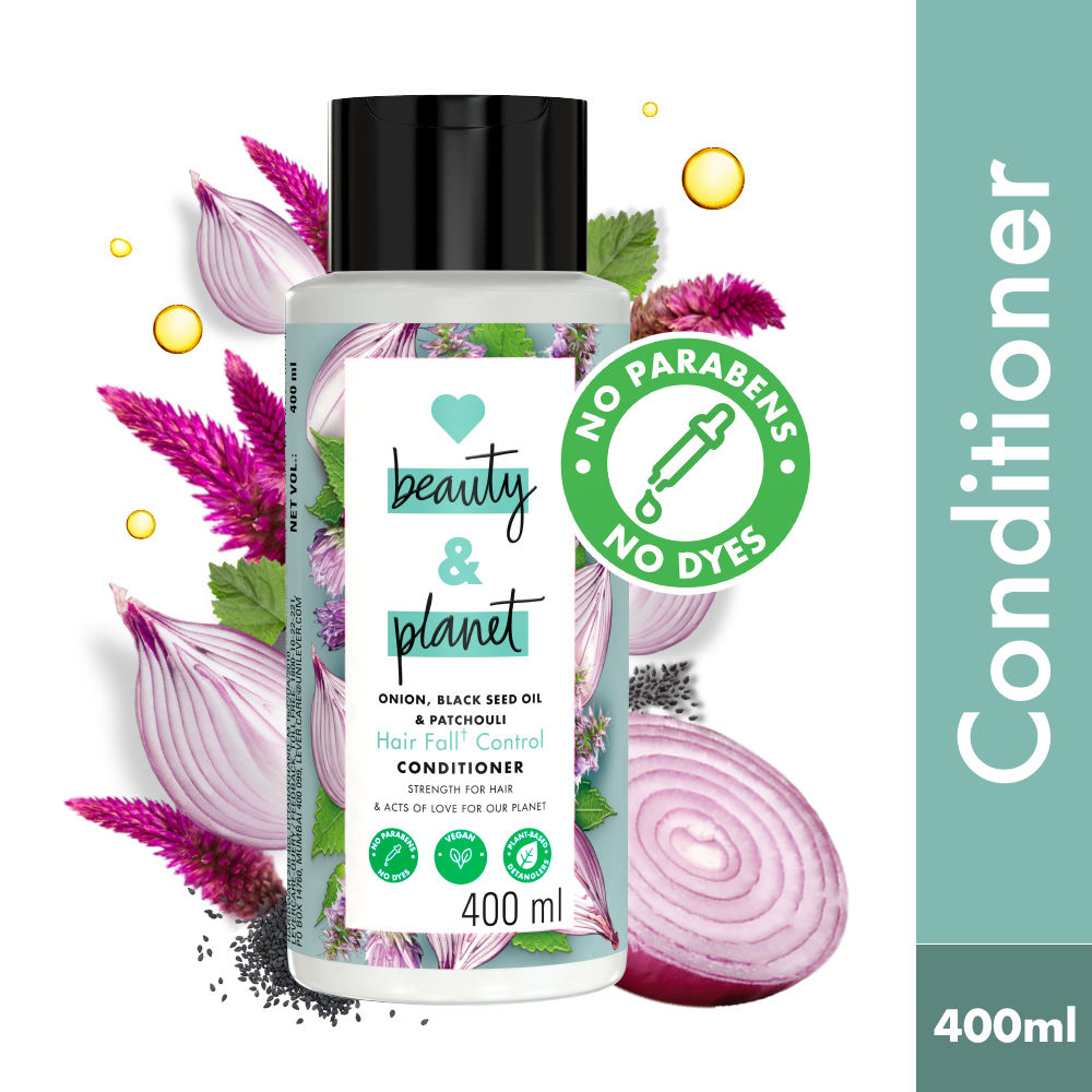 Love Beauty & Planet Onion Blackseed & Patchouli Hairfall Control Conditioner