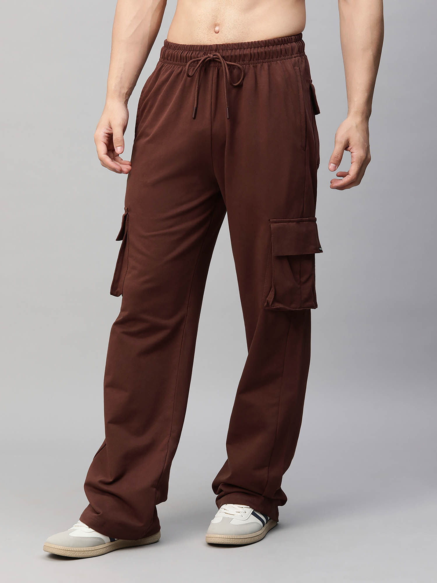 Nalm. volu over cargo pants /brown デニム 再入荷】volu over cargo pants /brown | Nalm.