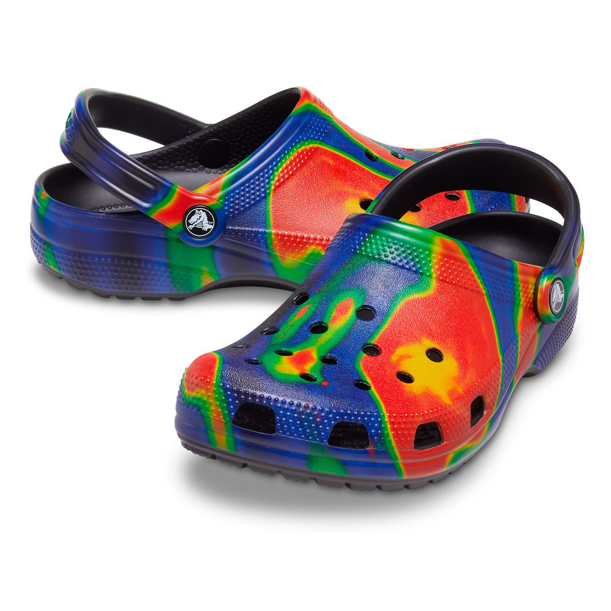 Multi coloured crocs store