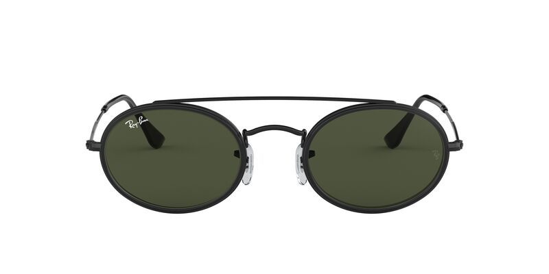 Buy Ray Ban 0RB3847N Dark Green Icons Oval Sunglasses 52 mm Online