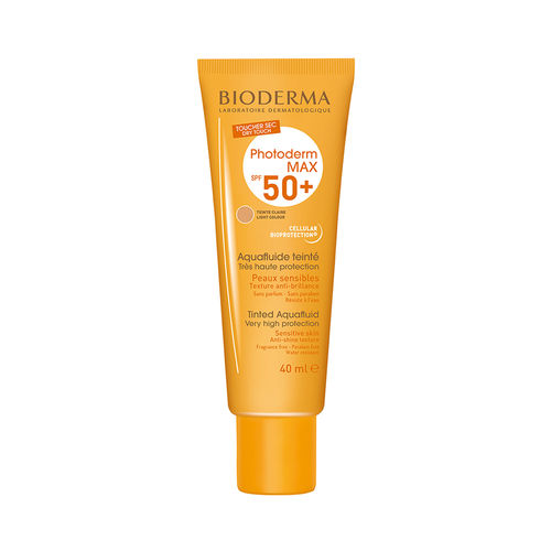 Bioderma Photoderm Max Aquafluide Spf 50 Teinte Claire Buy Bioderma Photoderm Max Aquafluide Spf 50 Teinte Claire Online At Best Price In India Nykaa