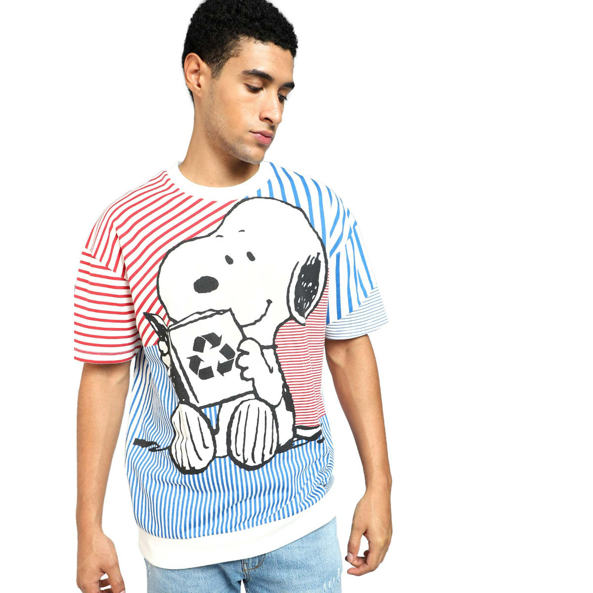 Jack and jones snoopy sweatshirt outlet