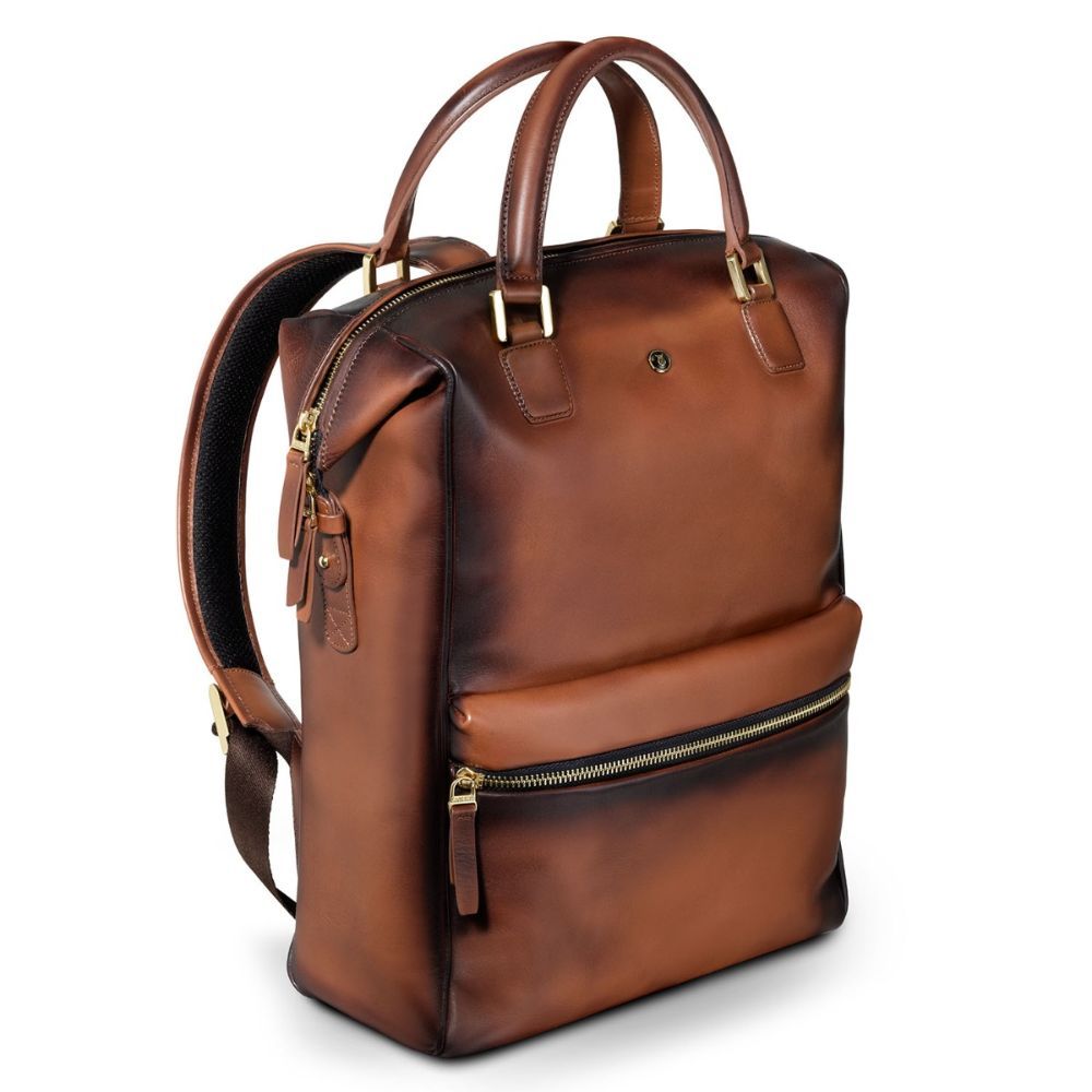 Lapis Bard Ducorium Roxton 15Inch Laptop Backpack Bag - Cognac: Buy ...