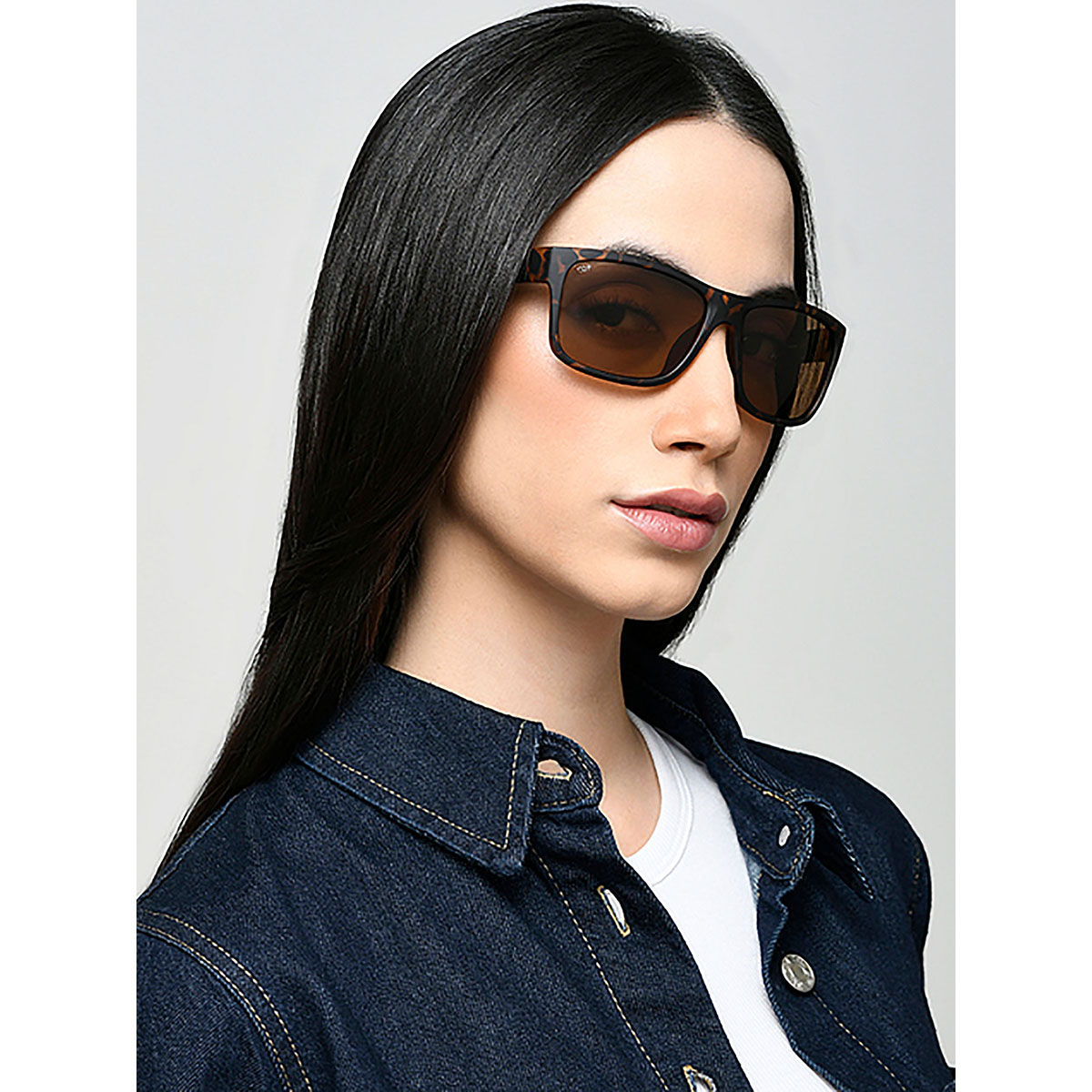 Buy Vincent Chase Brown Tortoise Brown Full Rim Square