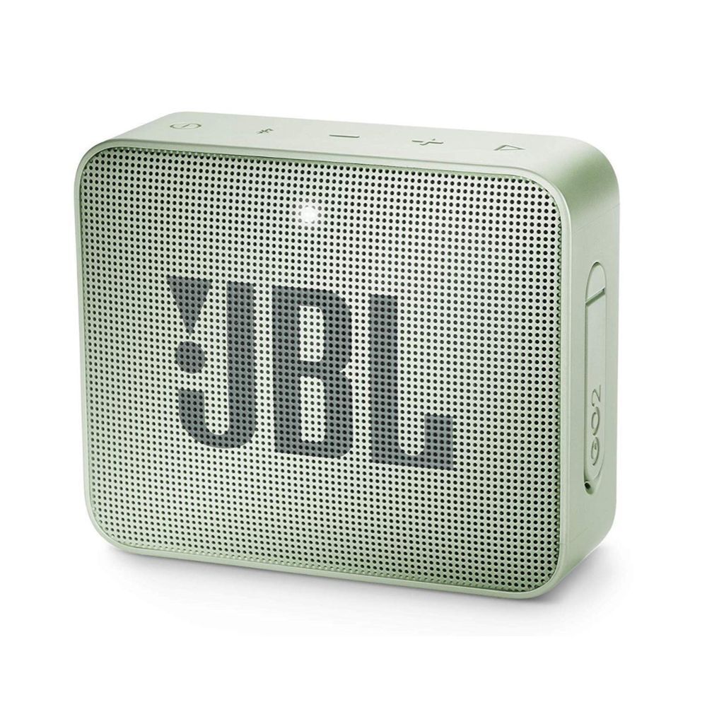 JBL Go 2 Portable Waterproof Bluetooth Speaker with mic (Mint)