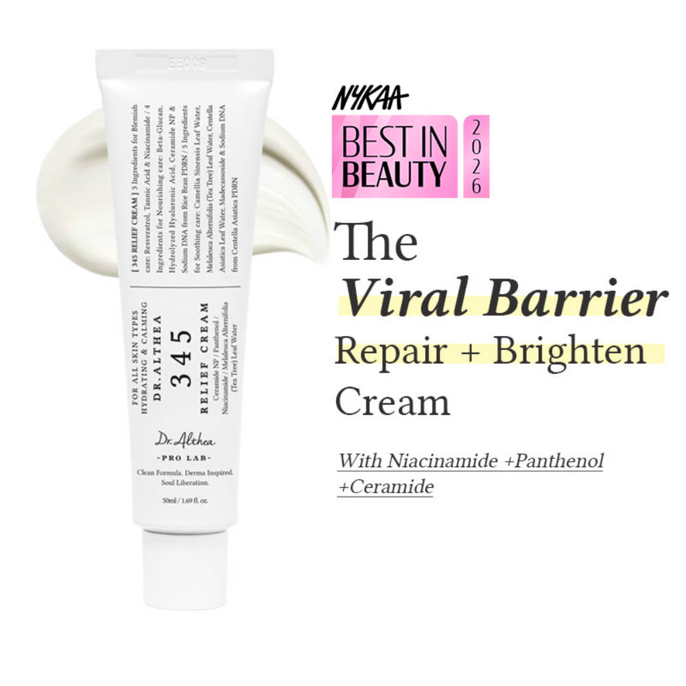 Dr.Althea 345 Relief Cream: Soothing & Barrier Repair Cream with power of Niacinamide & Panthenol