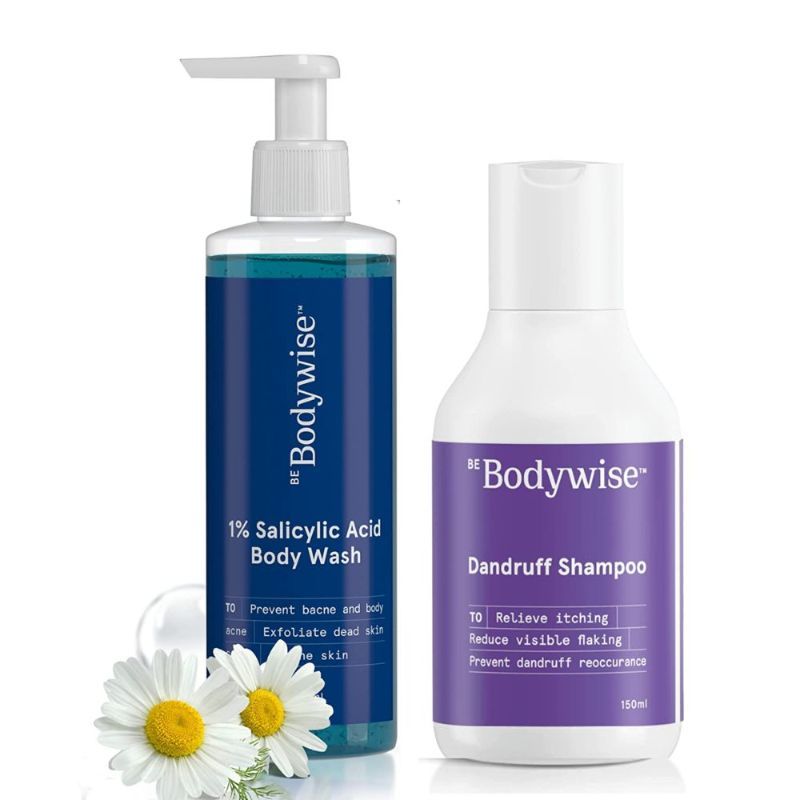 Be Bodywise Body Acne Kit (1 Salicylic Acid Body Wash + Anti Dandruff
