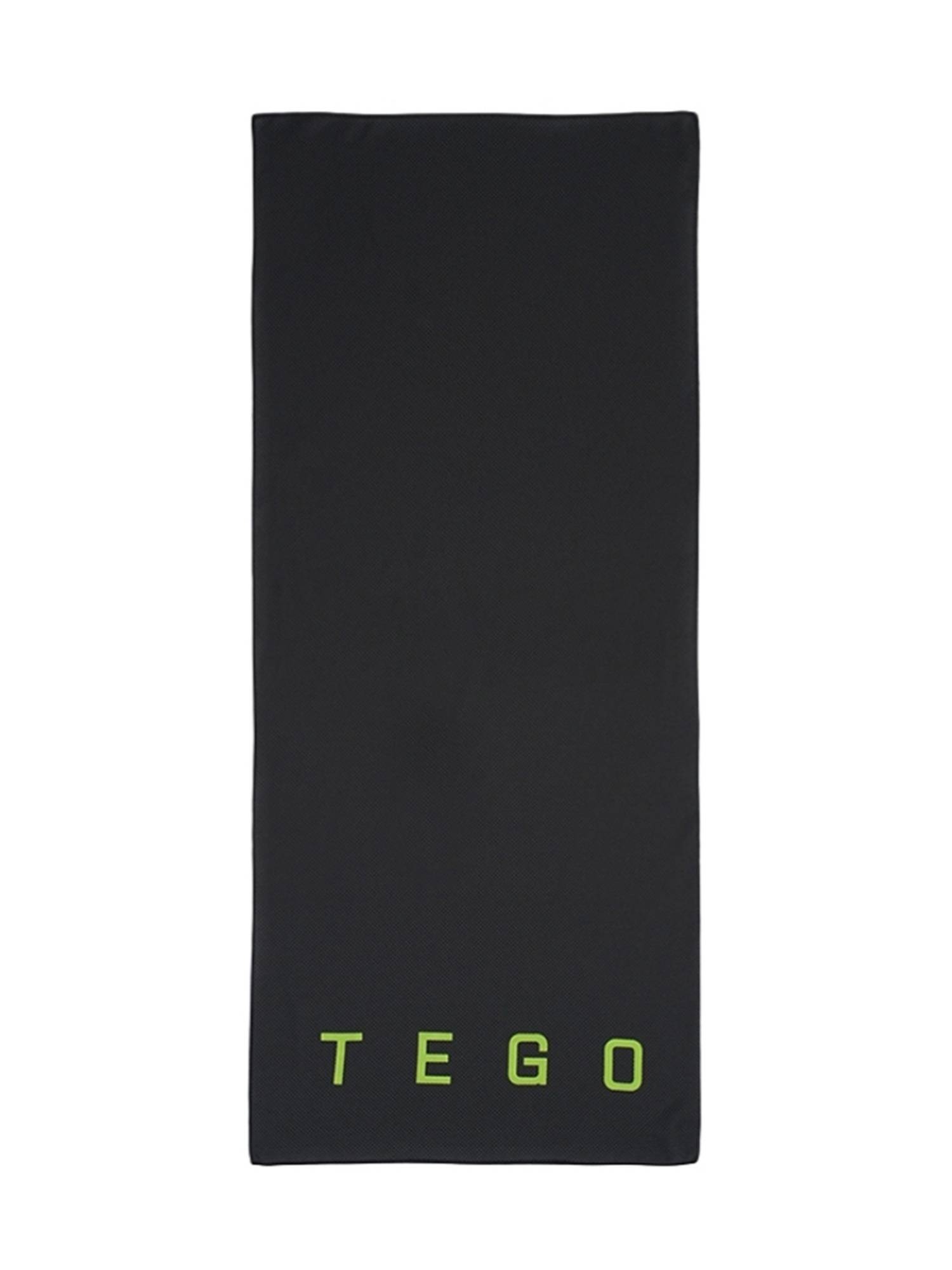Tego Black Polyester Solid Unisex Towel