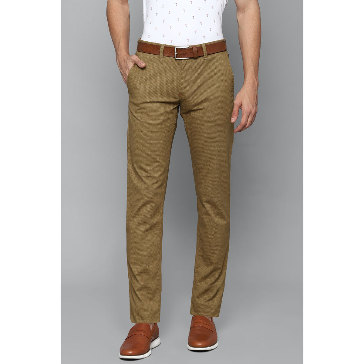 Louis Philippe Formal Trousers  Buy Louis Philippe Men Grey Trousers  Online  Nykaa Fashion