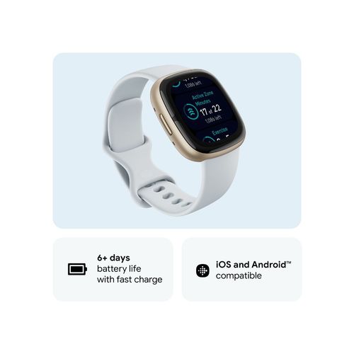 Buy Fitbit Sense Health Fitness Watch ECG, Sleep Score Stree