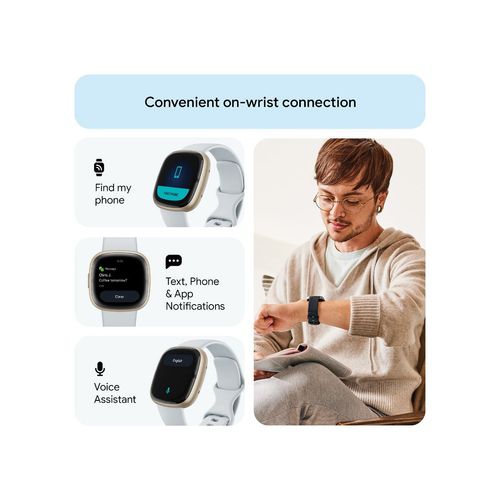 Buy Fitbit Sense Health Fitness Watch ECG, Sleep Score Stree