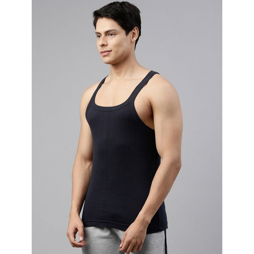 Buy Dixcy Scott Mens Trendy Gym Vest Body Fit Solid Innerwear (pack Of 2)  Online