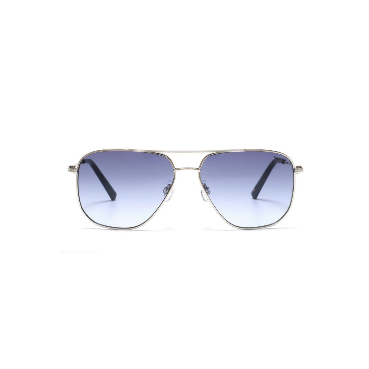 Buy Tommy Hilfiger Blue Gradient Lens Aviator Sunglass Full Rim Silver ...