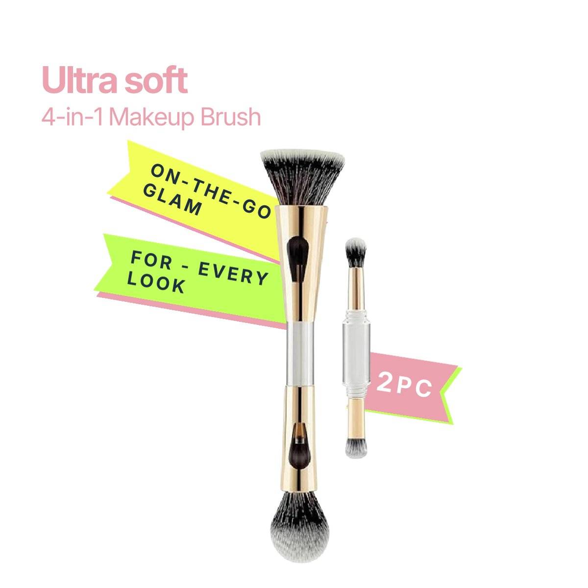 MAKEUP BY SITI 4-In-1 Beauty Brush Set