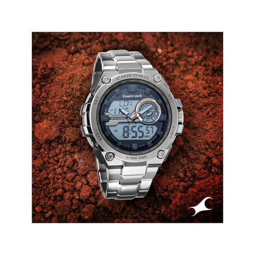 Buy Fastrack Watches NN38055PM02 Black Dial Analog Digital Watch
