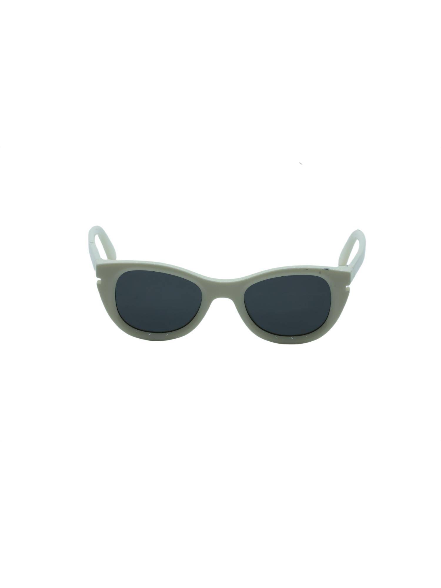 OFF-WHITE Men Acetate Grey Lens Oval Full Rim Sunglasses -OERI11210107 (54)