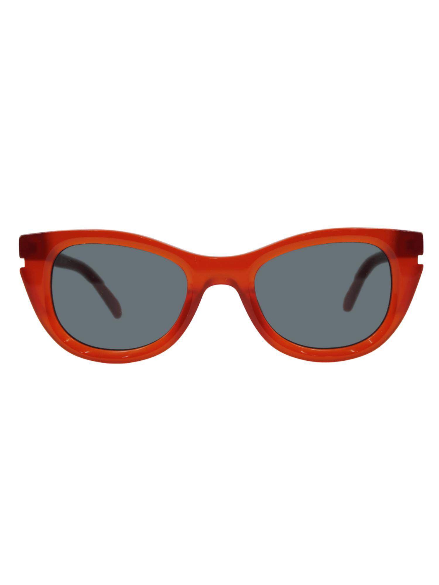 OFF-WHITE Women Acetate Grey Lens Cat Eye Full Rim Sunglasses -OERI11212507 (50)