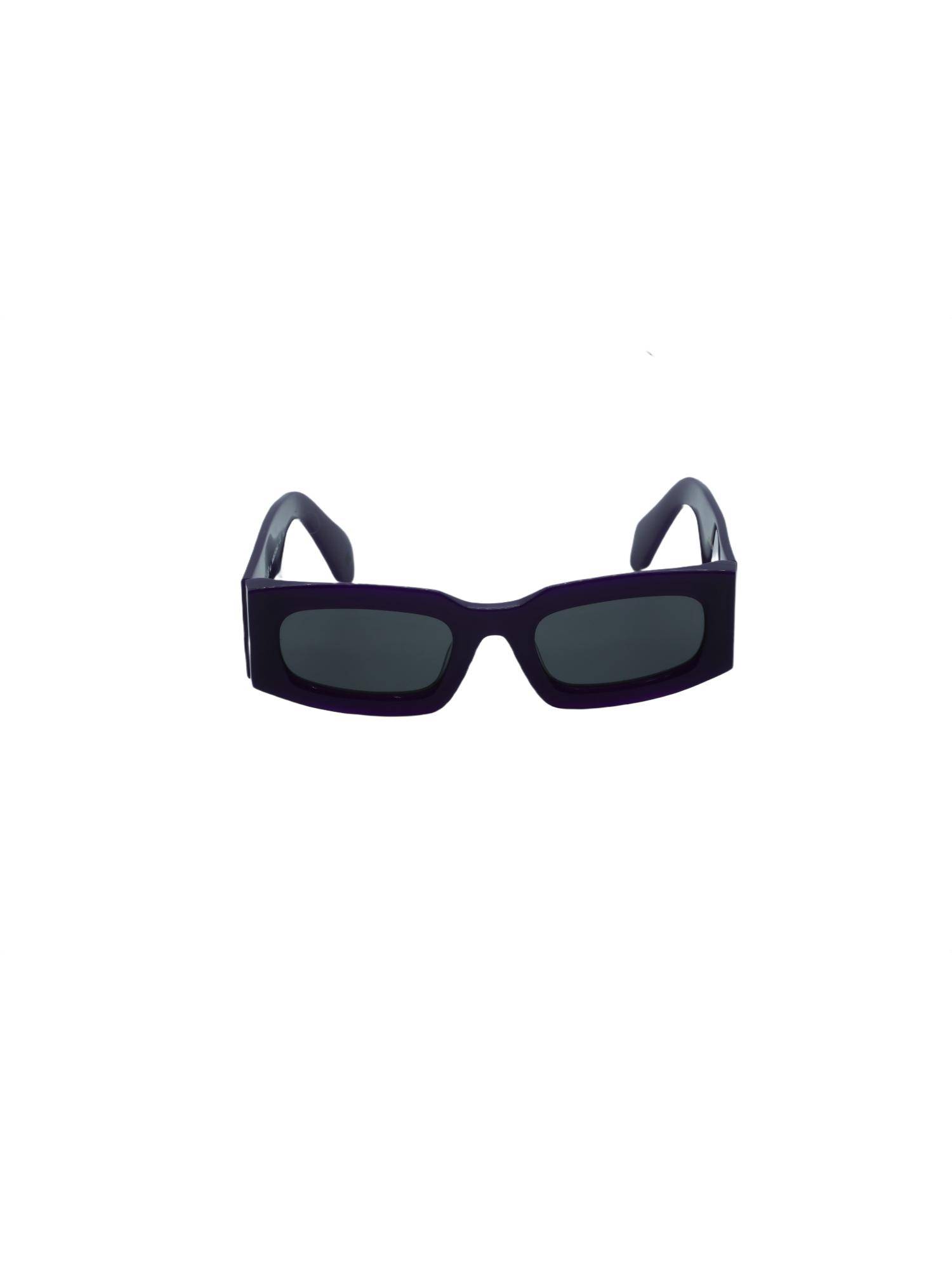 OFF-WHITE Unisex Acetate Grey Lens Rectangle Full Rim Sunglasses -OERI14113707 (51)
