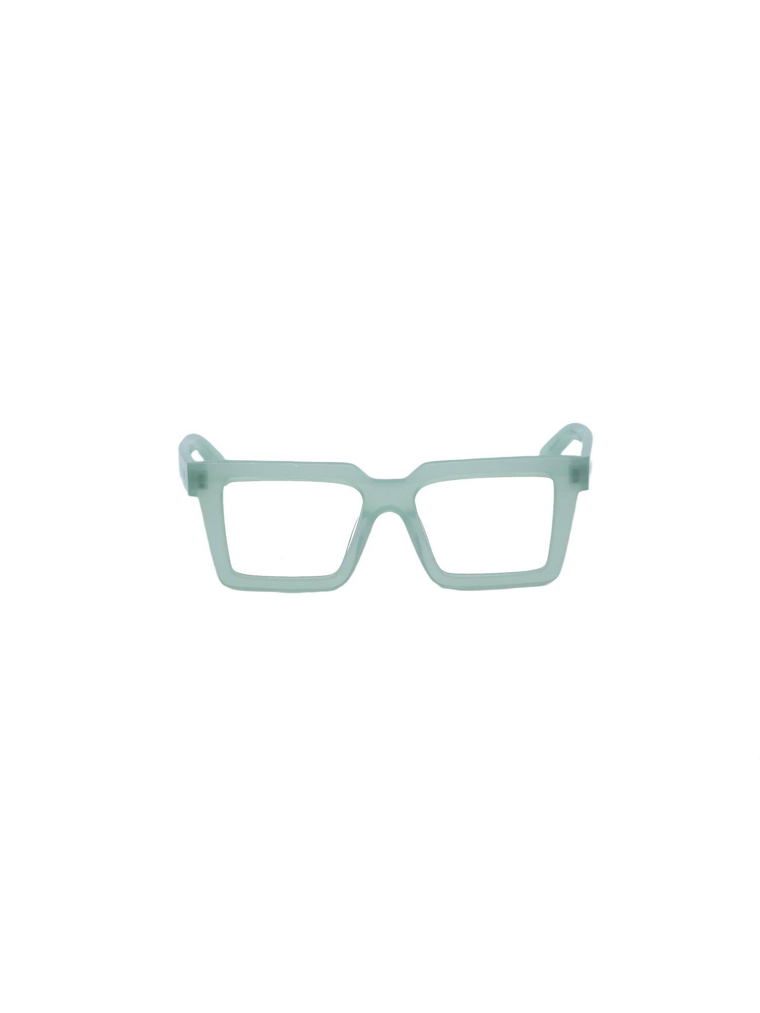 OFF-WHITE Men Acetate Green Square Full Rim Eyewear Frame -OERJ08215300 (51)