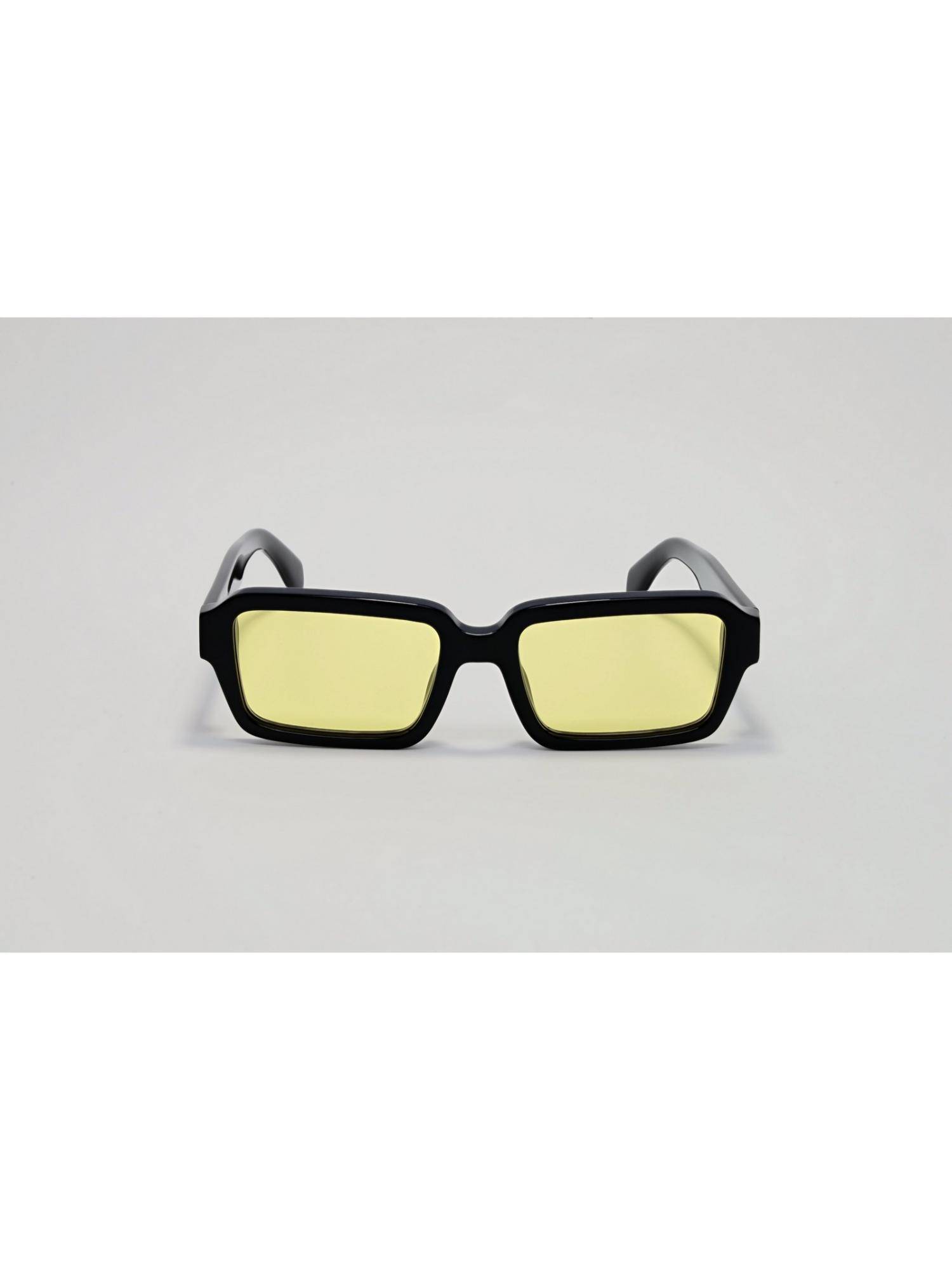 Palm Angels Unisex Acetate Yellow Lens Rectangle Full Rim Sunglasses -PA1025101853 (50)