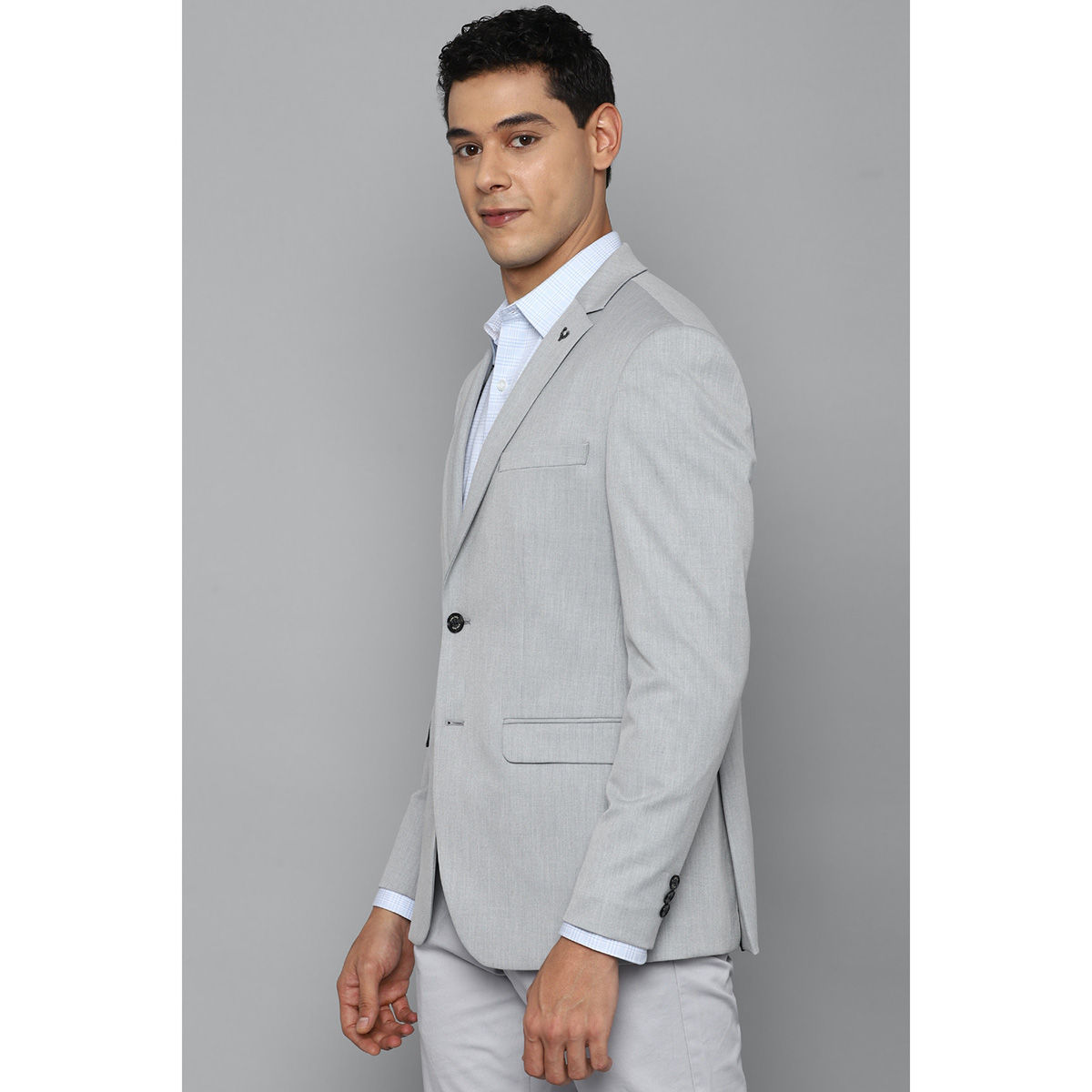 Allen solly grey on sale blazer