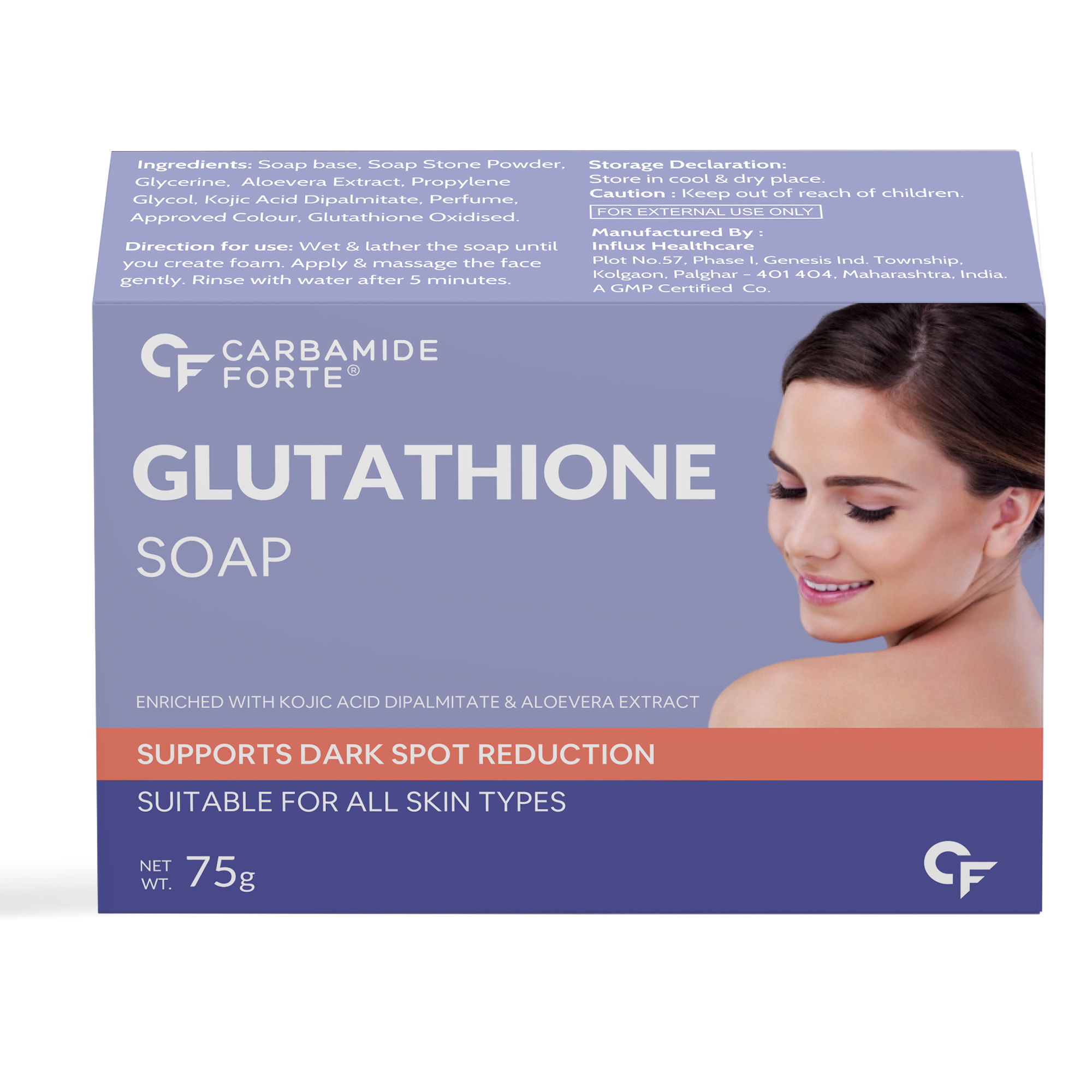 glutathione soap before and after