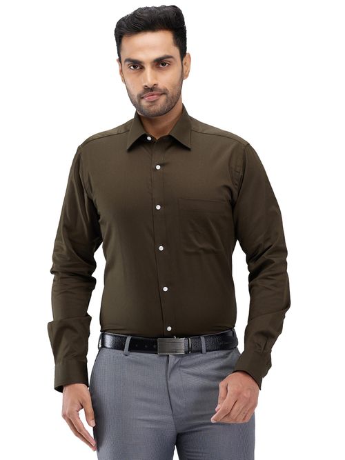 Raymond Shirt Male Models In India Raymond Slim Fit Solid Dark