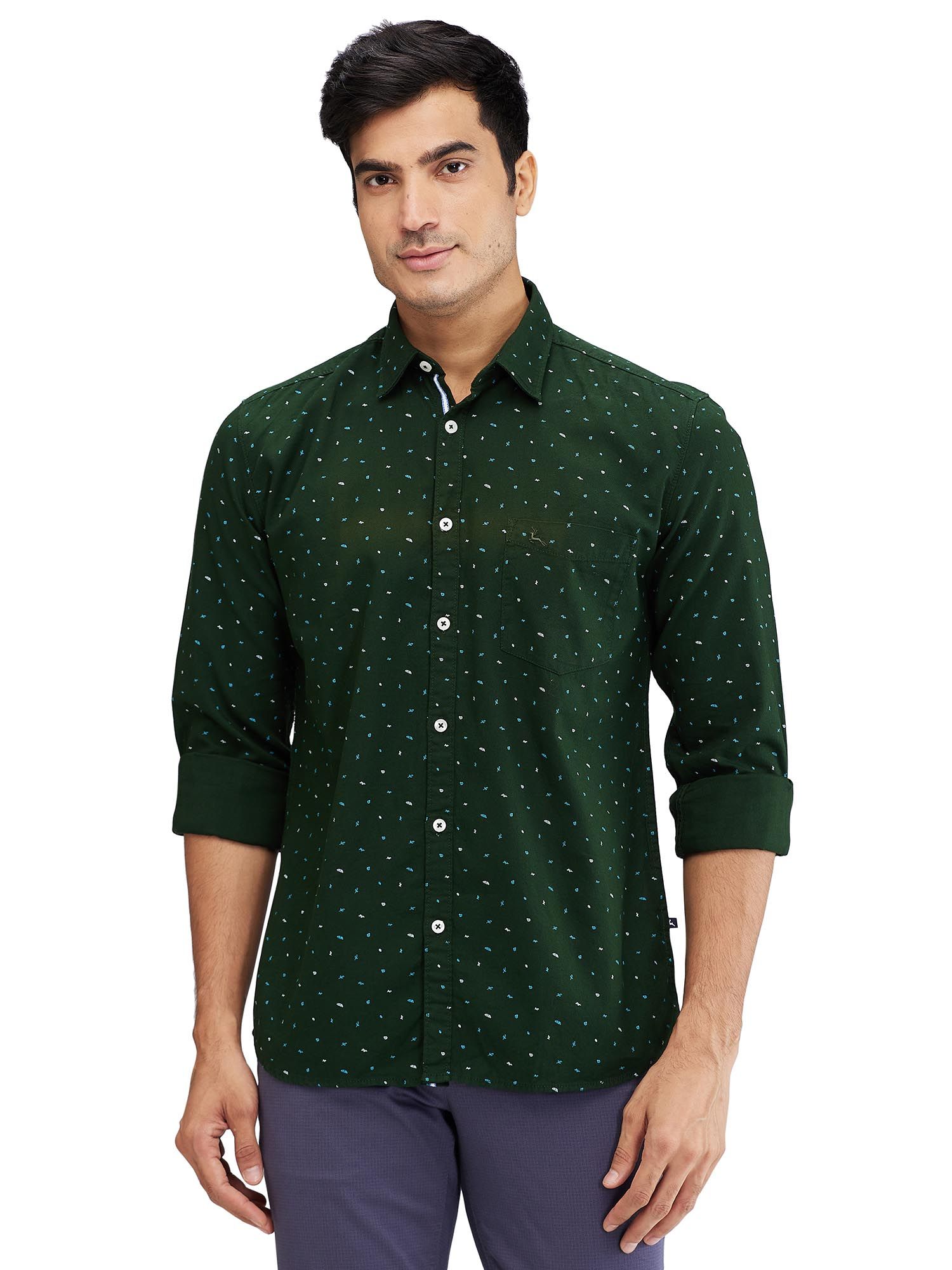 新品未使用 PERVERZE Cut Up Shirt / Green cdca29eXMSS12536N8_1.jpg