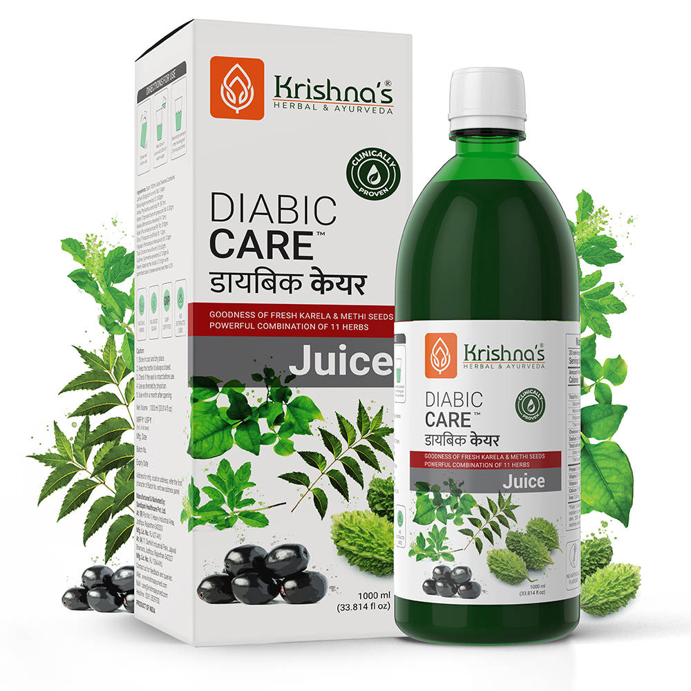 Krishna's Diabic Care Juice Clinically Proven Formula for Diabetic Wellness