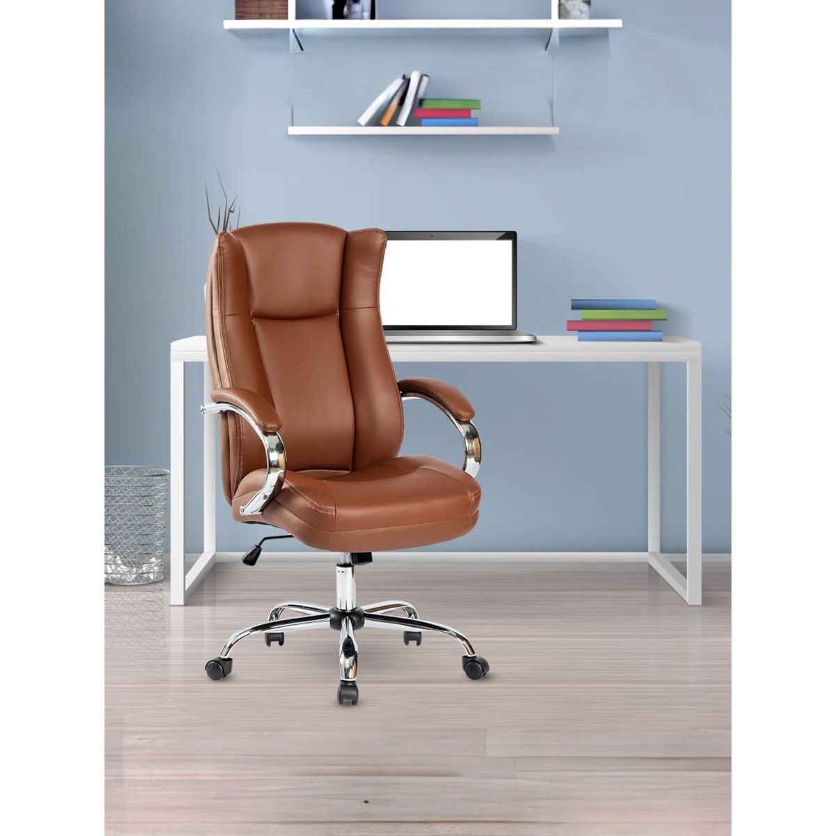 Buy USHA SHRIRAM Brown Office Chair Online