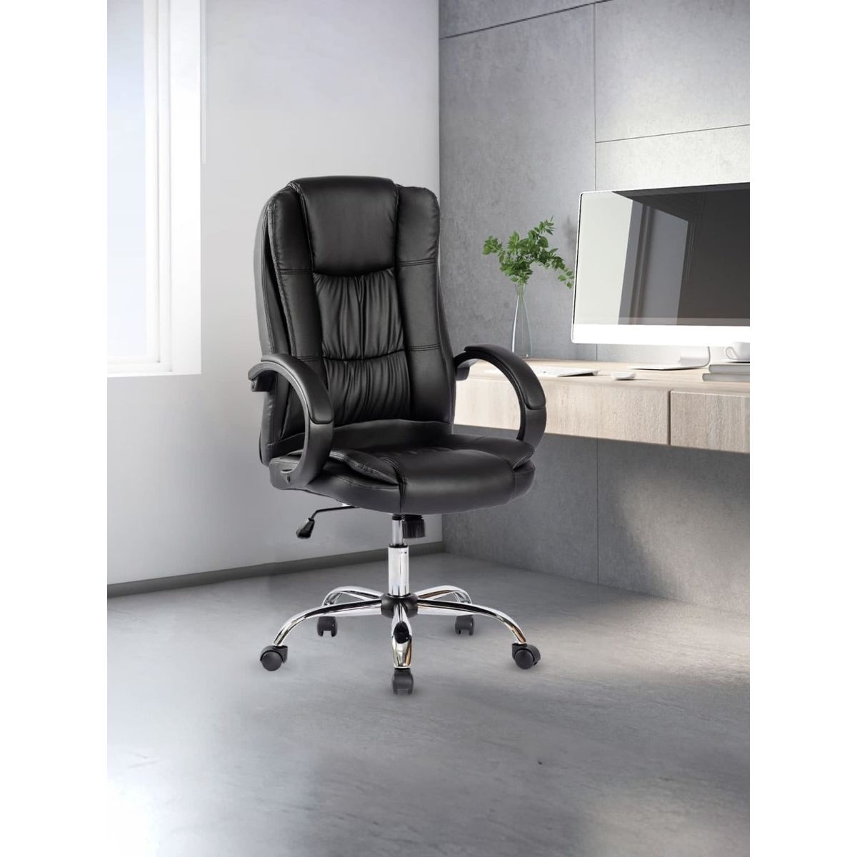 Buy USHA SHRIRAM Black Office Chair Online