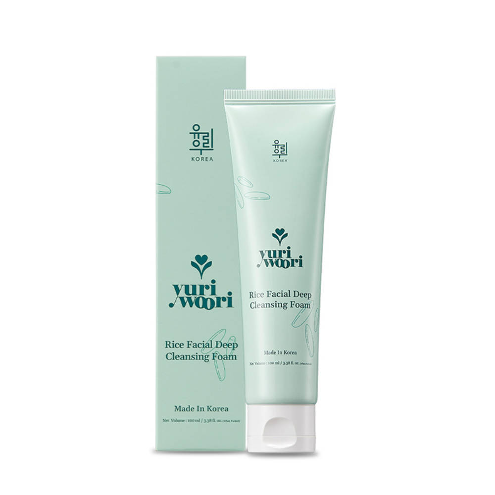 yuri woori Rice Facial Deep Cleansing Foam