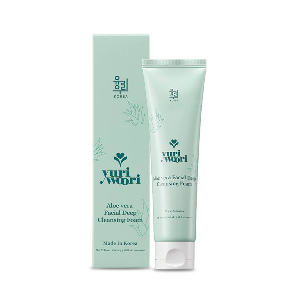 yuri woori Aloevera Facial Deep Cleansing Foam
