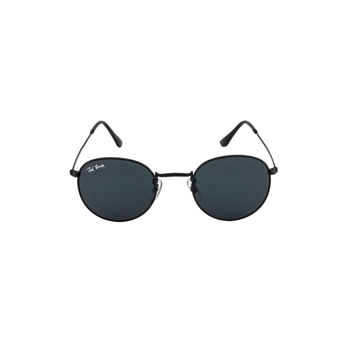 TED SMITH Full Rim UV Protection Round Sunglasses for Unisex Glass Lens (TS-MOON_C2)