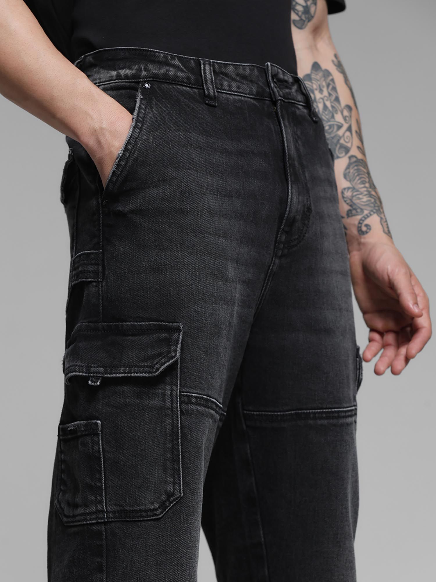 Buy Jack & Jones Jack and Jones Black Loose Fit Jeans Online