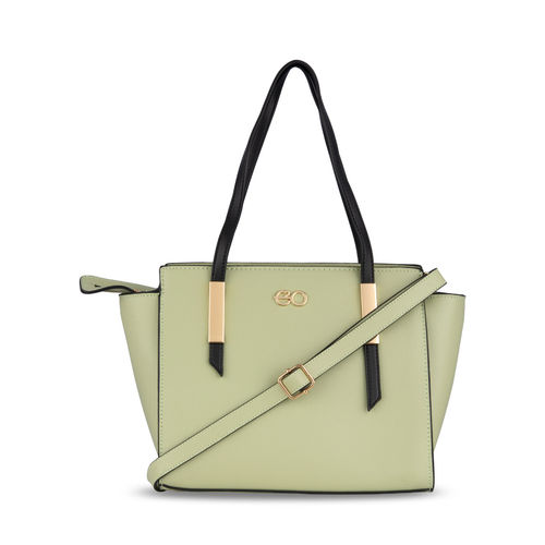 Buy E2O Bags Sleek Green Women's Satchel Bag Online - Main Image
