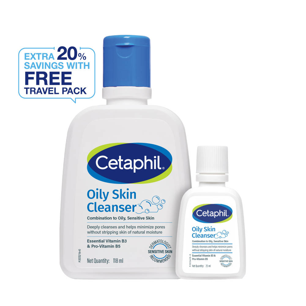 Cetaphil Oily Skin Cleanser - Cleanses & Removes Excess Oil For Combination, Oily Skin