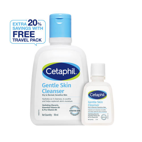 Cetaphil Gentle Skin Cleanser For Normal, Dry Skin Hydrates And Softens