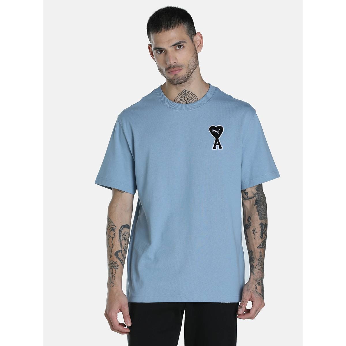 Buy Puma X Ami Men Blue T-shirt Online