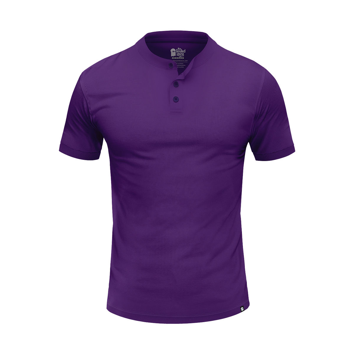 mens dark purple polo shirt