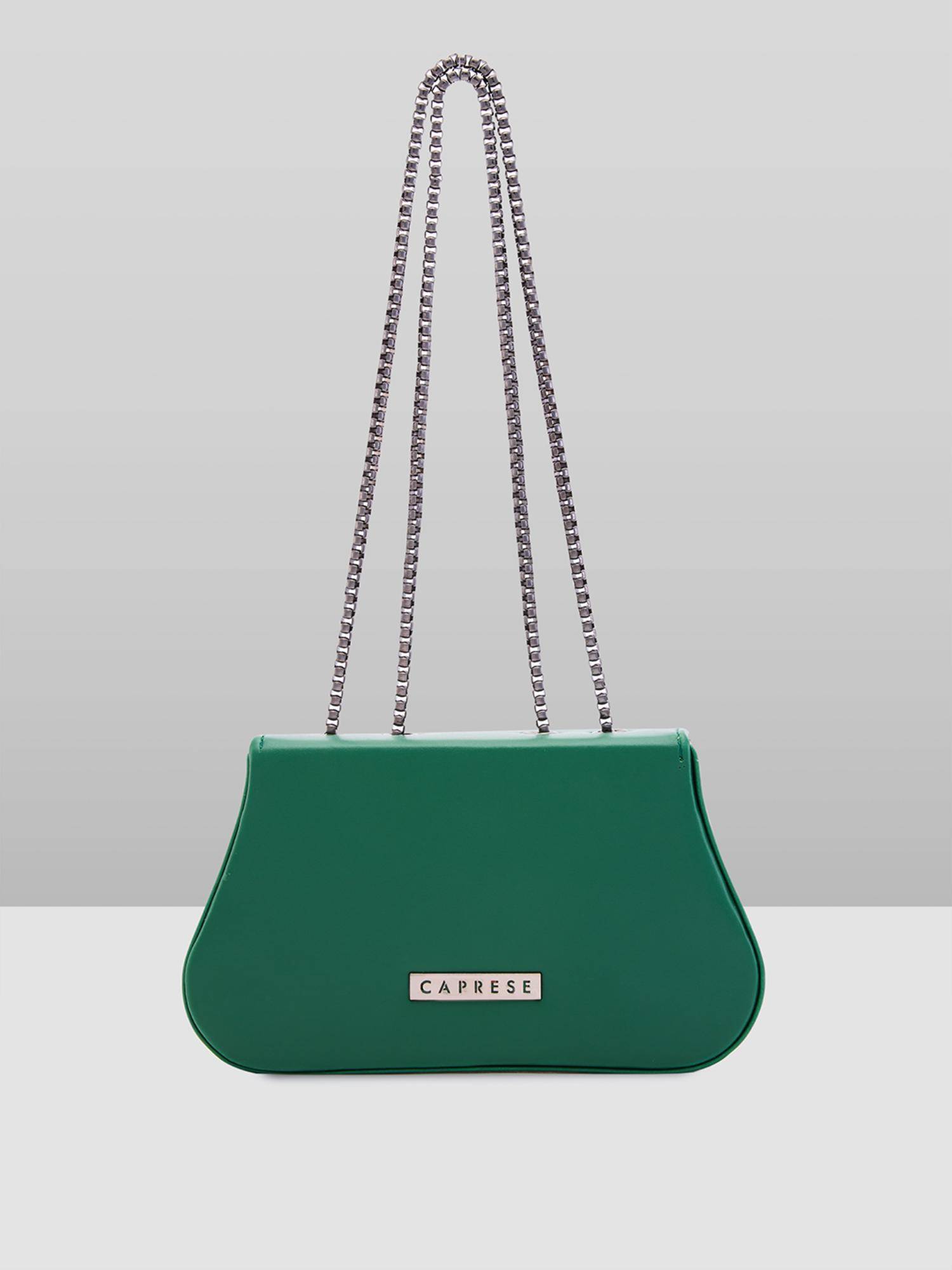 Buy Caprese Women Miko Green Medium Sling Bag (M) Online