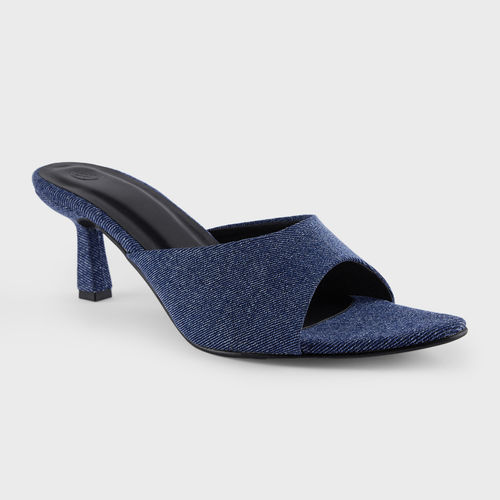Buy Twenty Dresses by Nykaa Fashion Blue Denim Pointed Open Toe