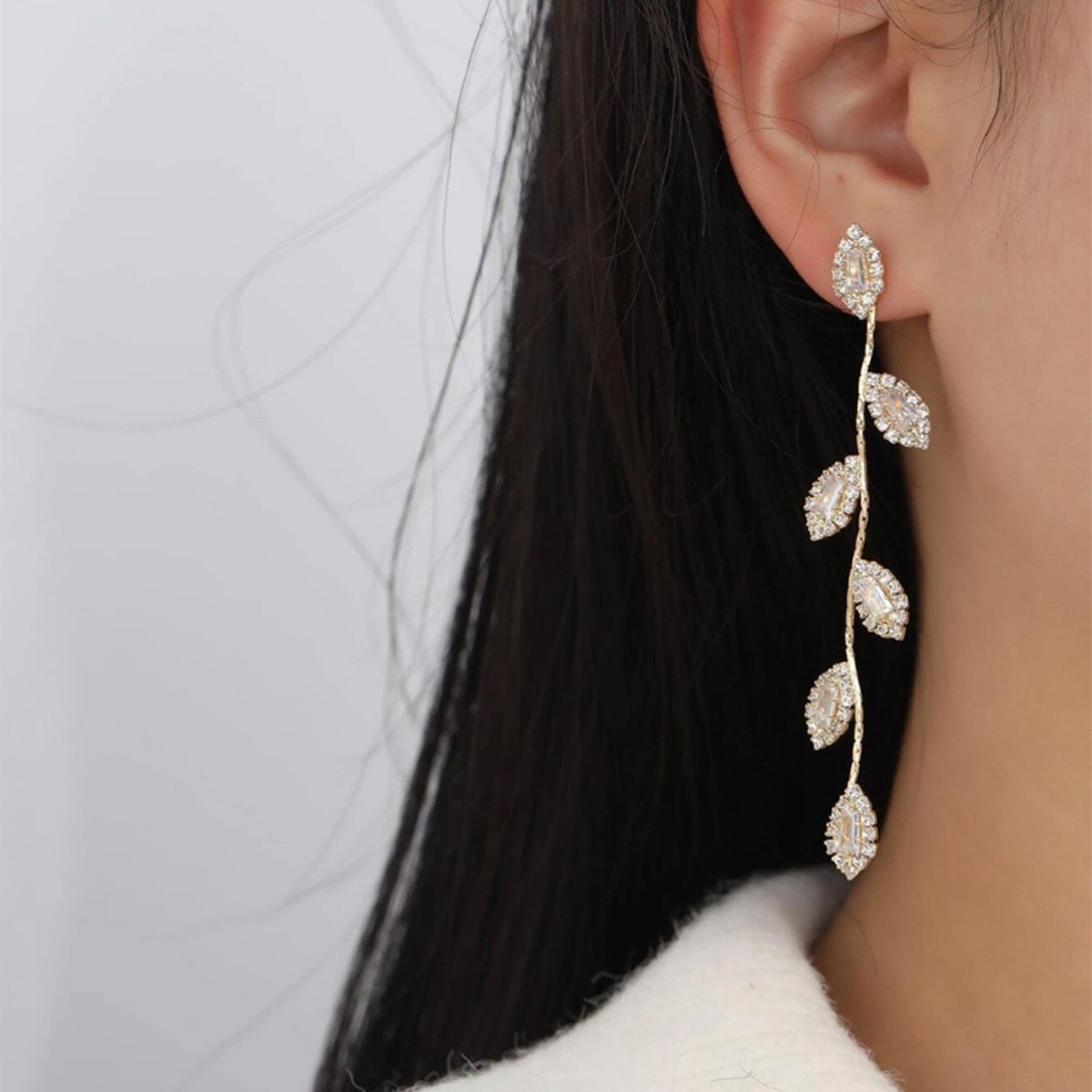 Long Oval Hoop Earrings – Jane Diaz NY