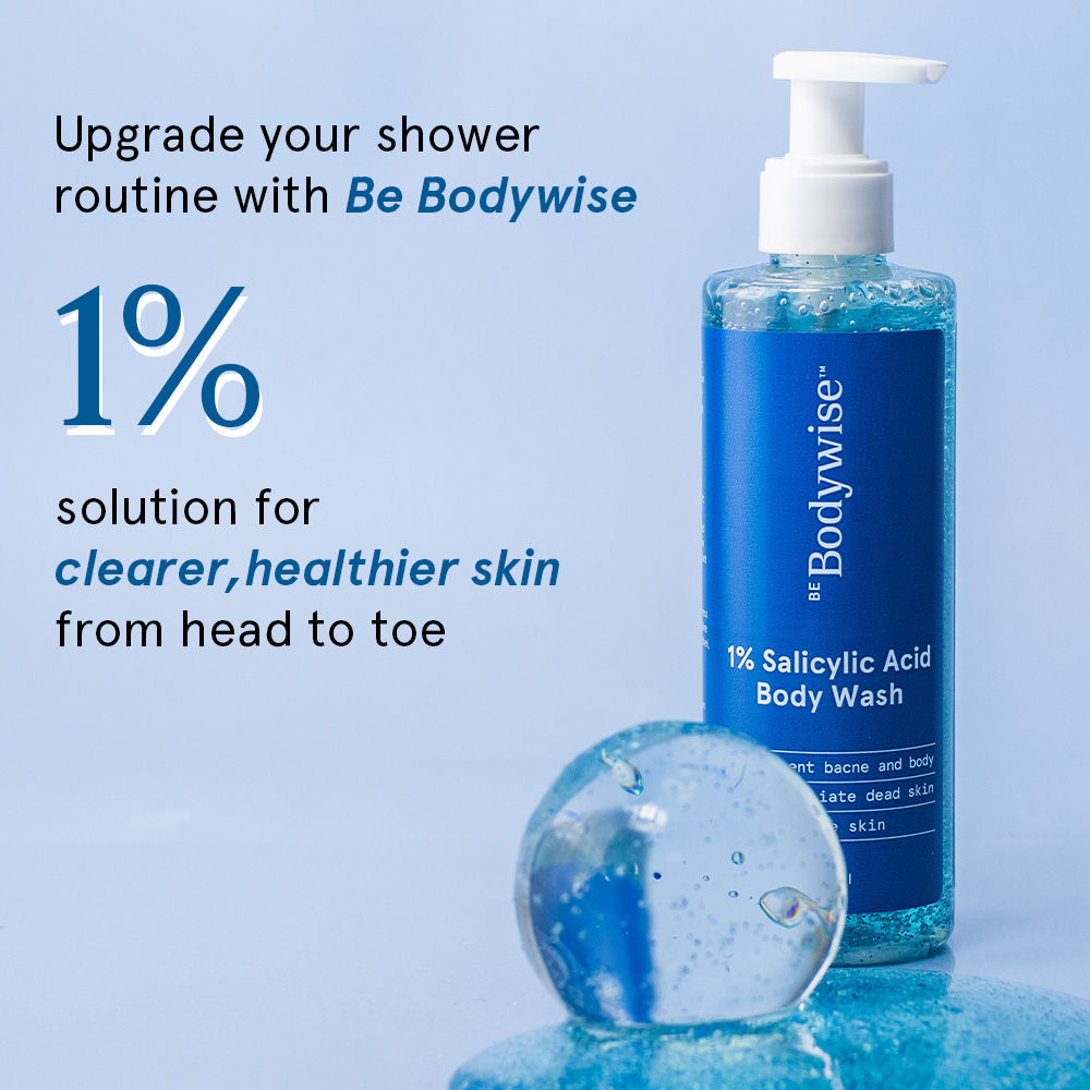 Be Bodywise 1 Salicylic Acid Body Wash Prevents Body Acne SLS