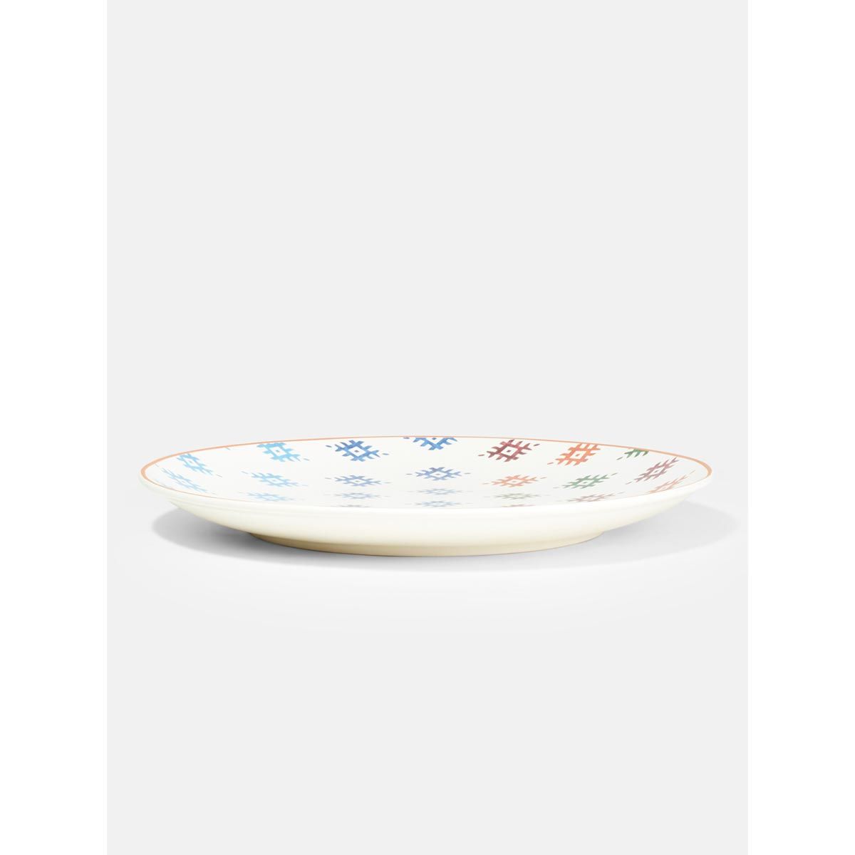 Fabindia Ikkat Porcelain Dinner Plate Buy Fabindia Ikkat Porcelain