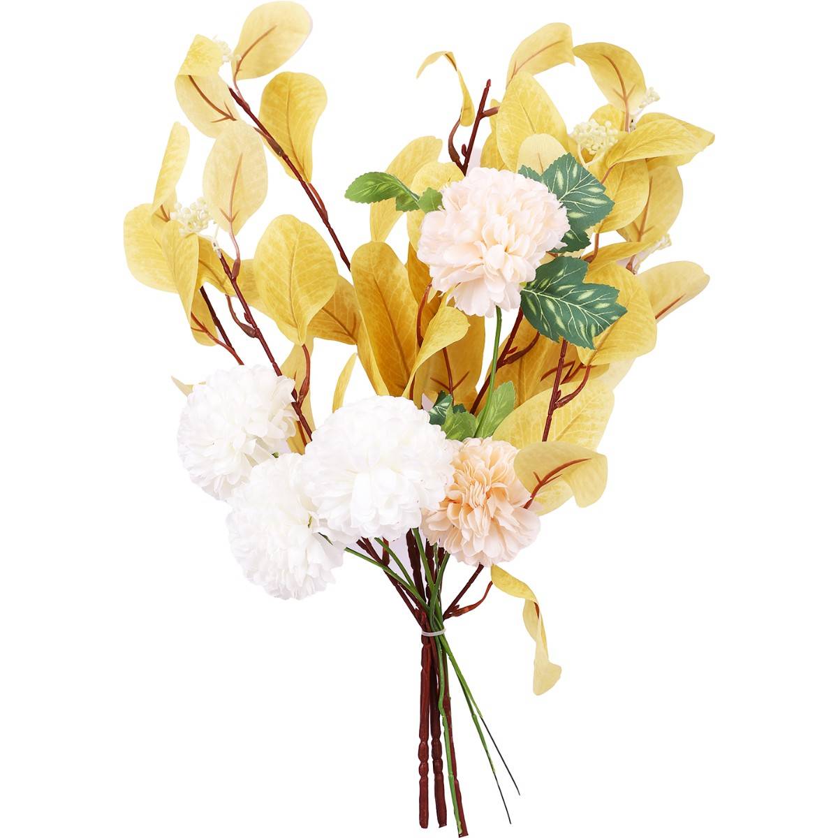 Tayhaa Yellow & Green Chrysanthemum Artificial Flower