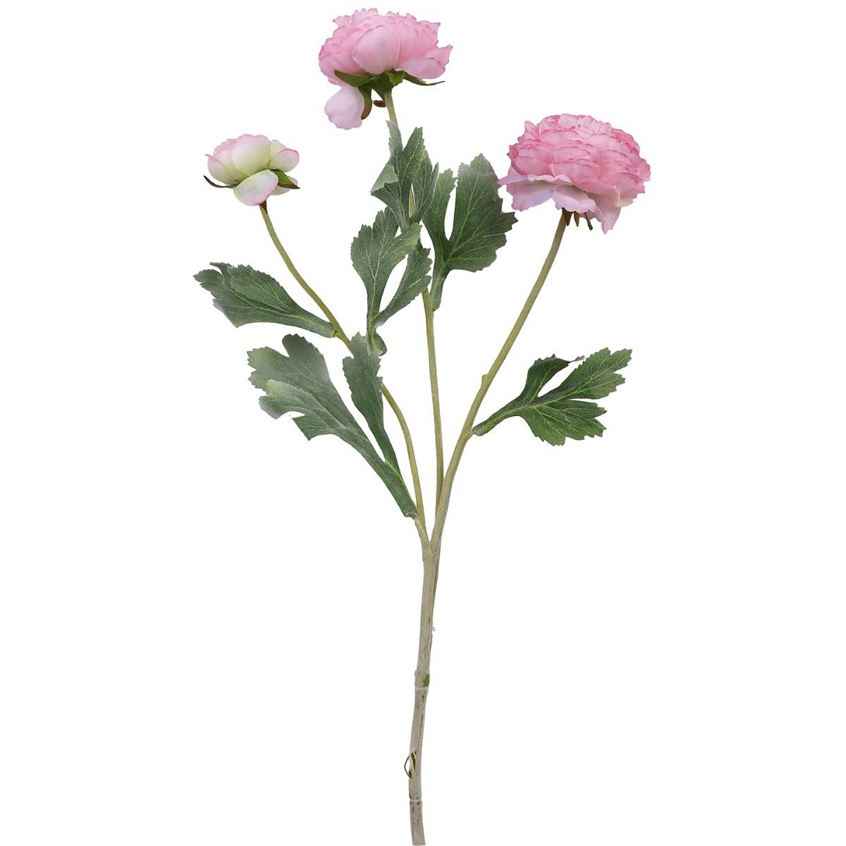 Buy Tayhaa Pink and Green 2 Pieces Rose Blooms Artificial Flowers With ...