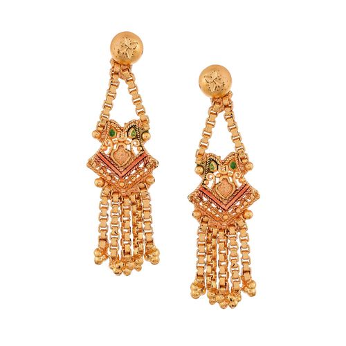 Buy Silvermerc Designs Sharda Kasumala Traditional Long Necklace - Main Image